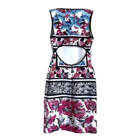 Clover Canyon x Revolve Floral Garden Scarf Dress Medium Bodycon Going Out Party - Picture 2 of 9
